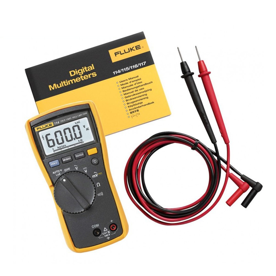 FLUKE 114  디지탈 멀티미터, 디지탈 테스터, True-RMS DMM 정품 플루크 114