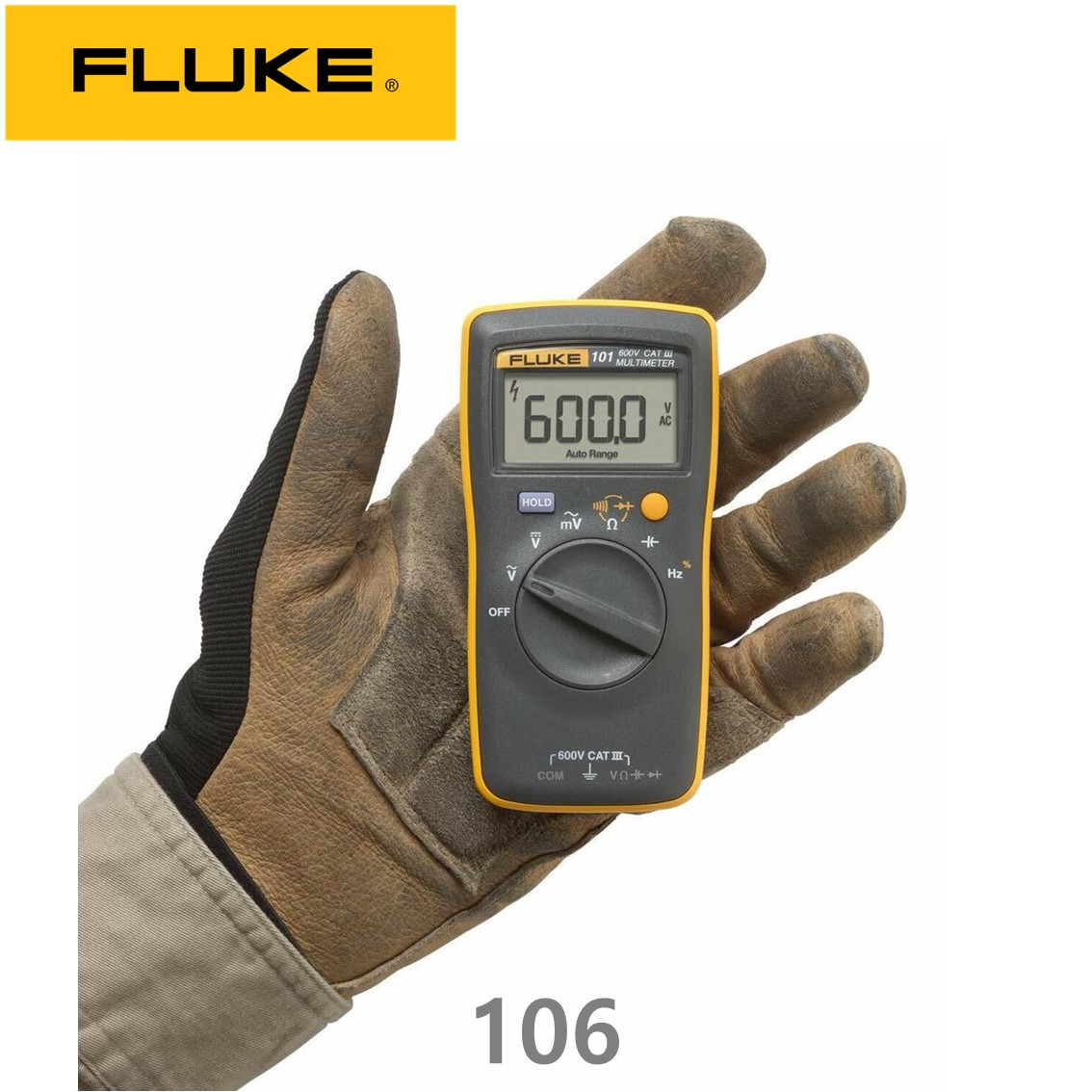 [ Fluke 106 ESP] 손바닥 포켓 테스터기, 멀티테스터기, 디지털 멀티미터 플루크 106 ( 전류측정 )