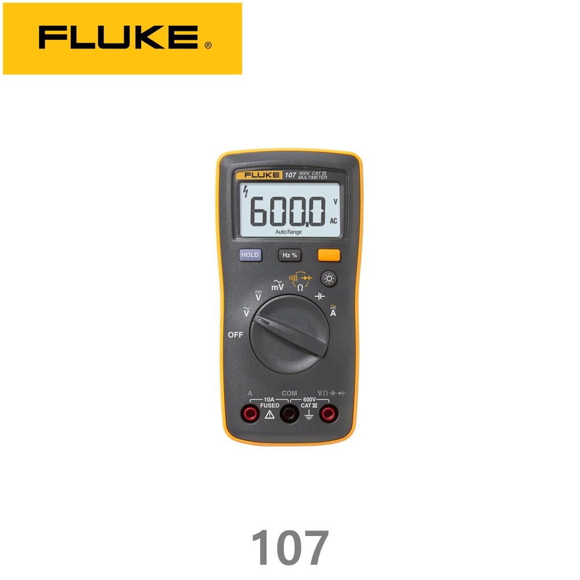 [ Fluke 107 ESP] 손바닥 포켓 테스터기, 디지털 멀티미터 플루크 107 ( 백라이트, 다이오드 측정 )