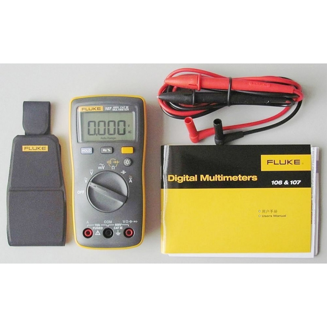 FLUKE 107 ESP  손바닥 포켓 테스터기, 멀티미터 플루크 107