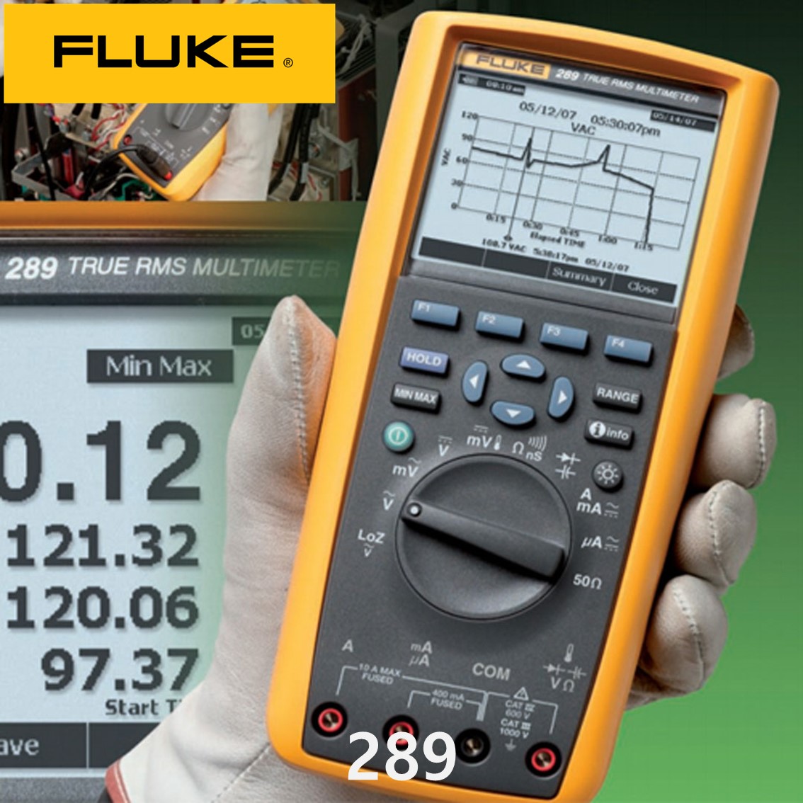 FLUKE 289  정품 디지털멀티미터 289 (True-RMS/ LOGGING)