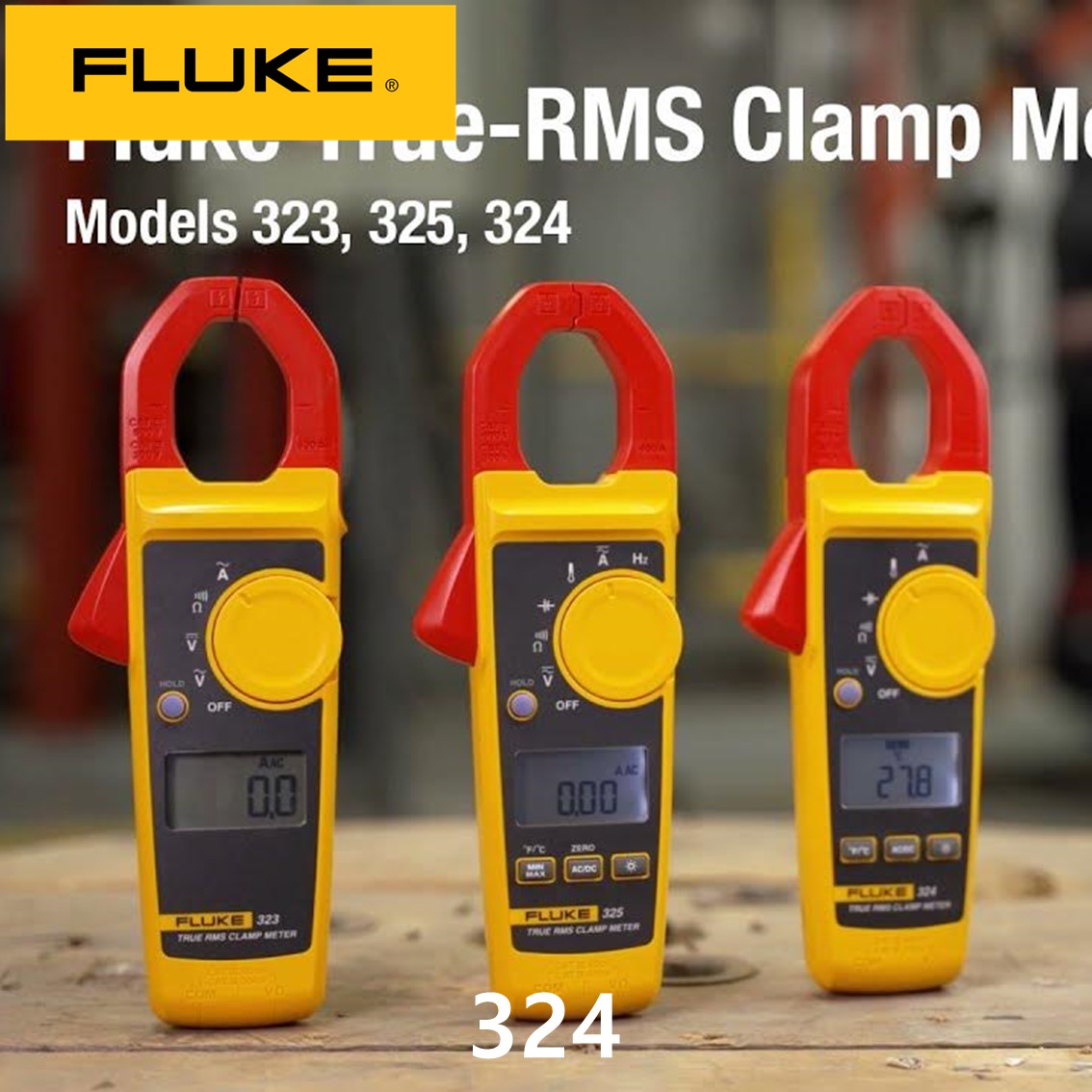 [ FLUKE 324 ] 플루크 클램프미터 400A AC,600V AC 및 DC 전압