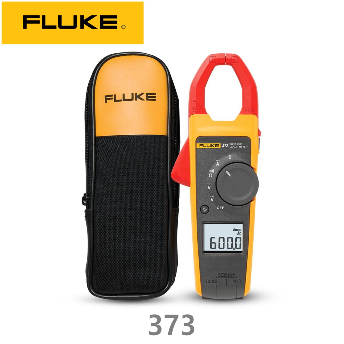 [FLUKE 373] 플루크 클램프미터  600A AC 전용 클램프메타, 전압, 저항, 도통, 정전용량 측정