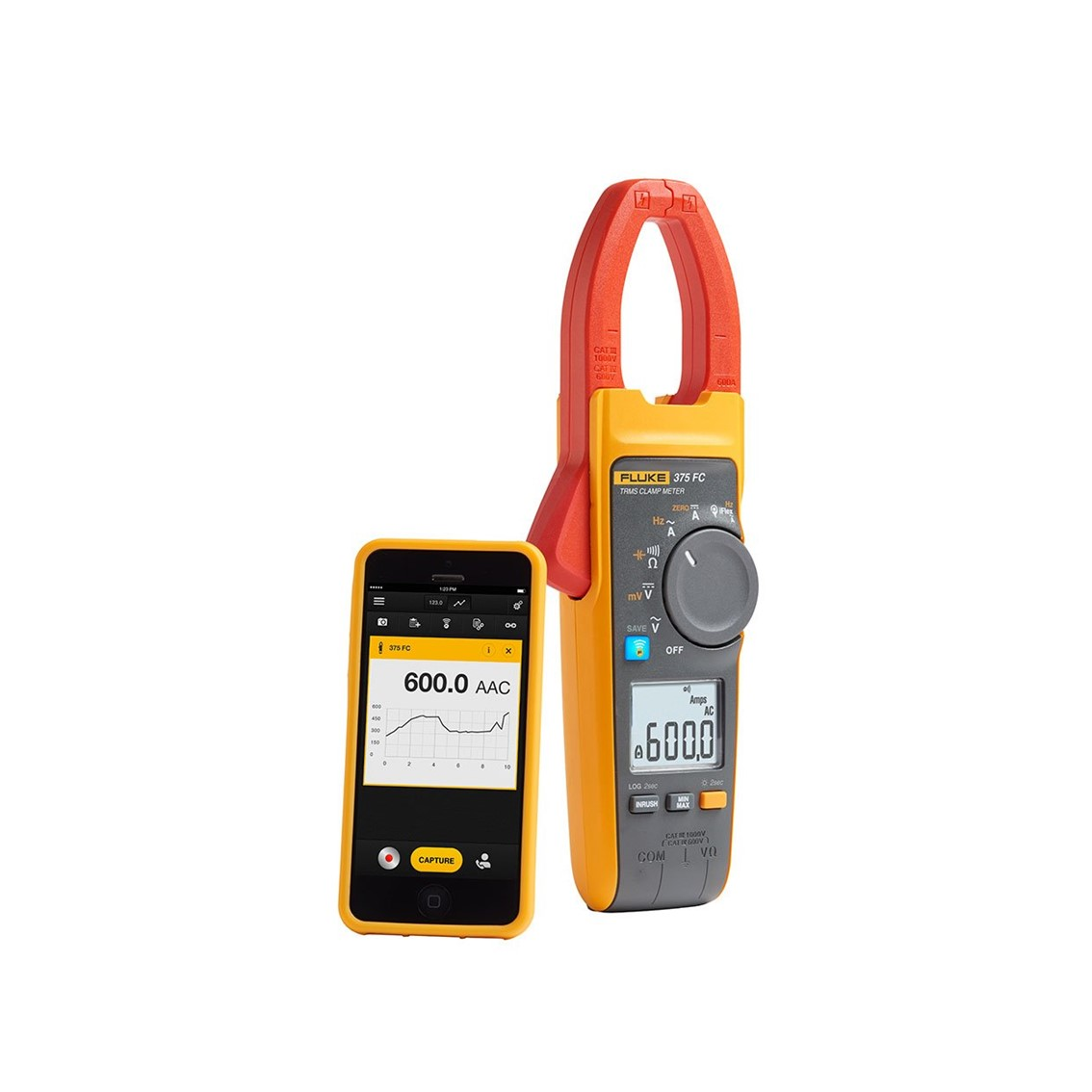 FLUKE 375 FC  클램프미터  600A AC/DC 클램프메타