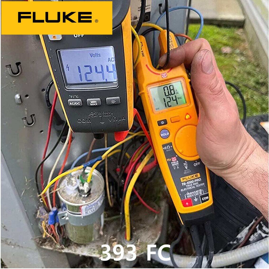 [ FLUKE 393FC ] 플루크 클램프미터 1500V 클램프미터/ iFlex포함