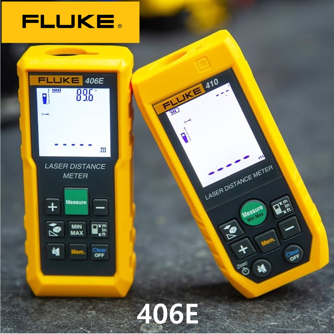 FLUKE 406E  정품 레이저거리측정기,레이저줄자 60M