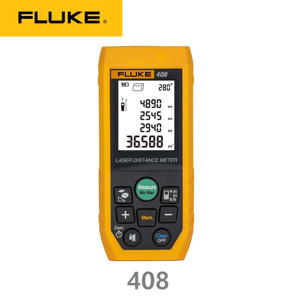 FLUKE 408  정품 레이저거리측정기,레이저줄자 80M