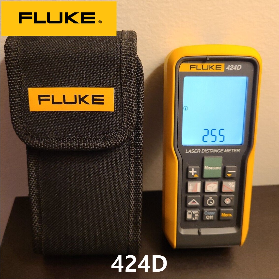 FLUKE 424D 정품 레이저거리측정기, 레이저줄자 100M