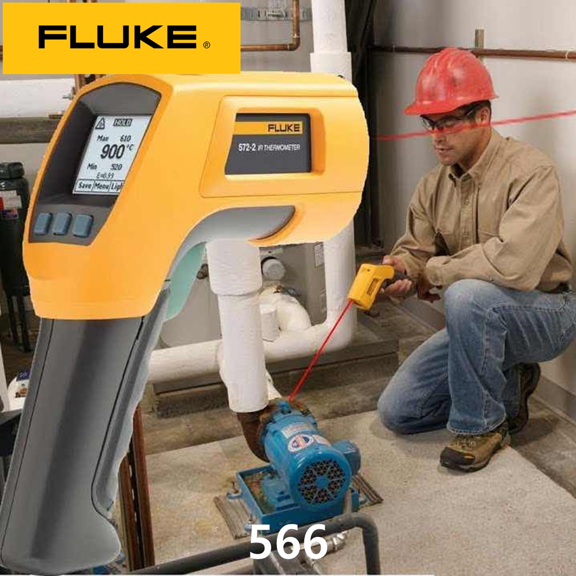 FLUKE 566  적외선 온도계, 온도미터, 비접촉온도계 (-40~650)
