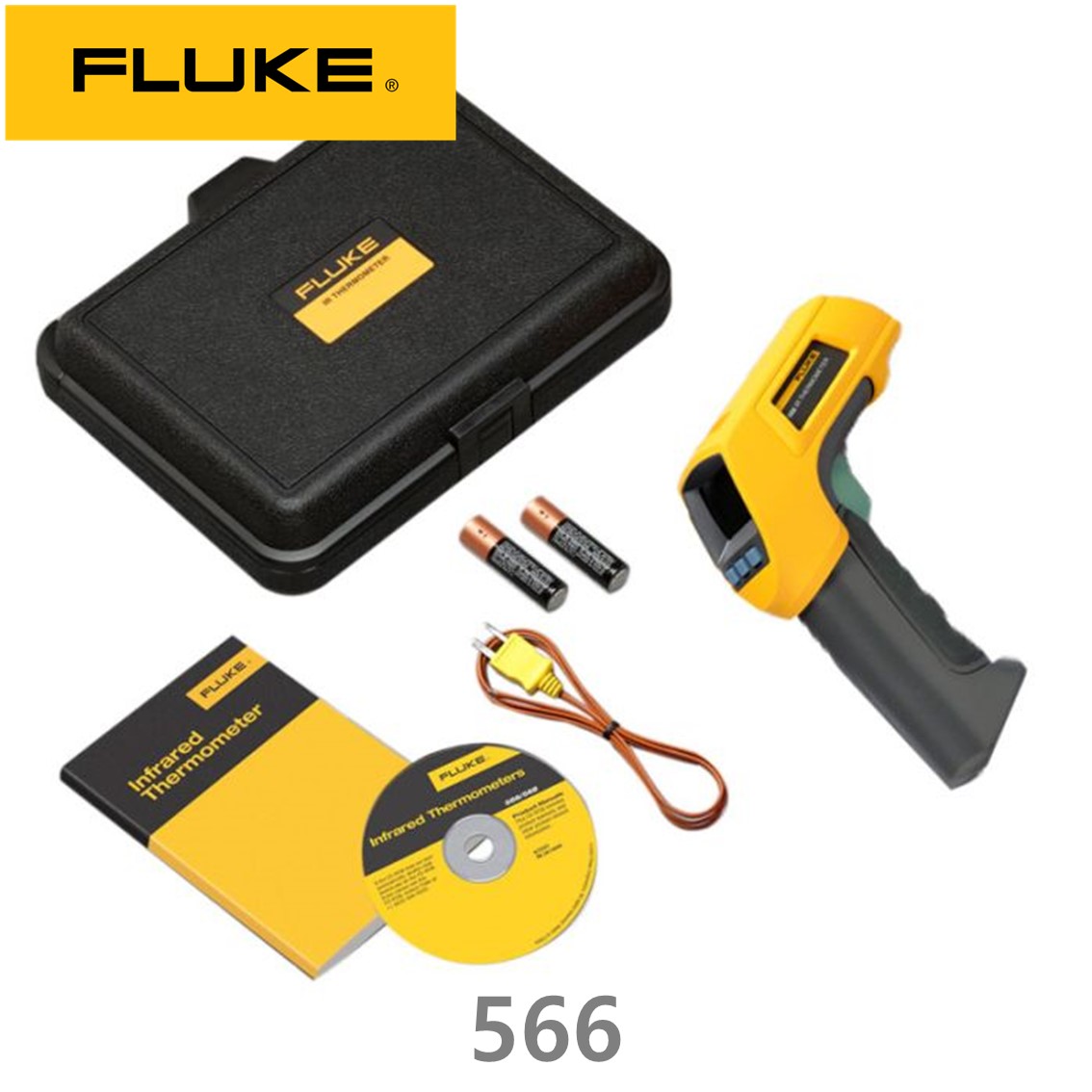 [ FLUKE 566 ] 플루크 적외선 온도계, 온도미터, 비접촉온도계 (-40~650℃)
