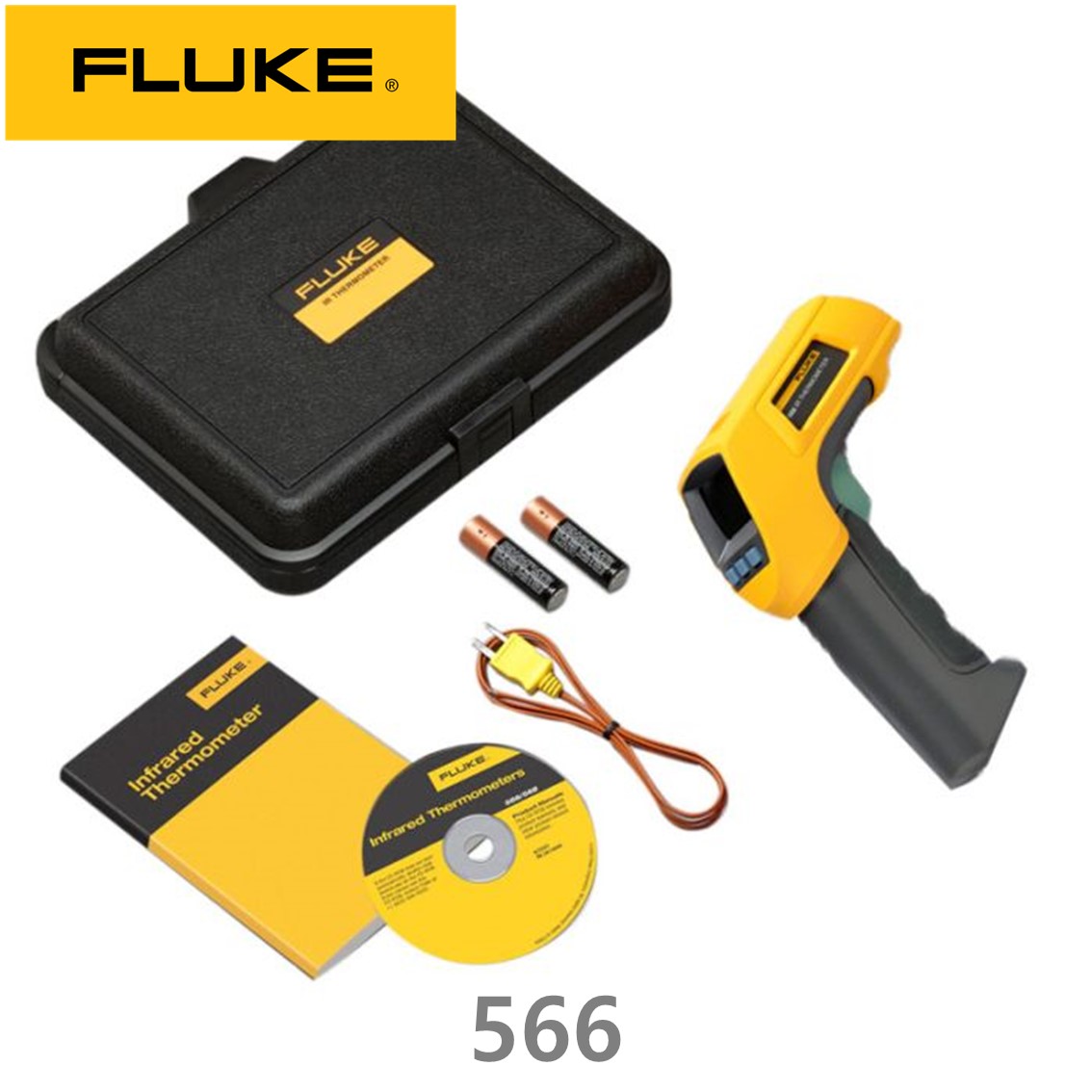 FLUKE 566  적외선 온도계, 온도미터, 비접촉온도계 (-40~650)