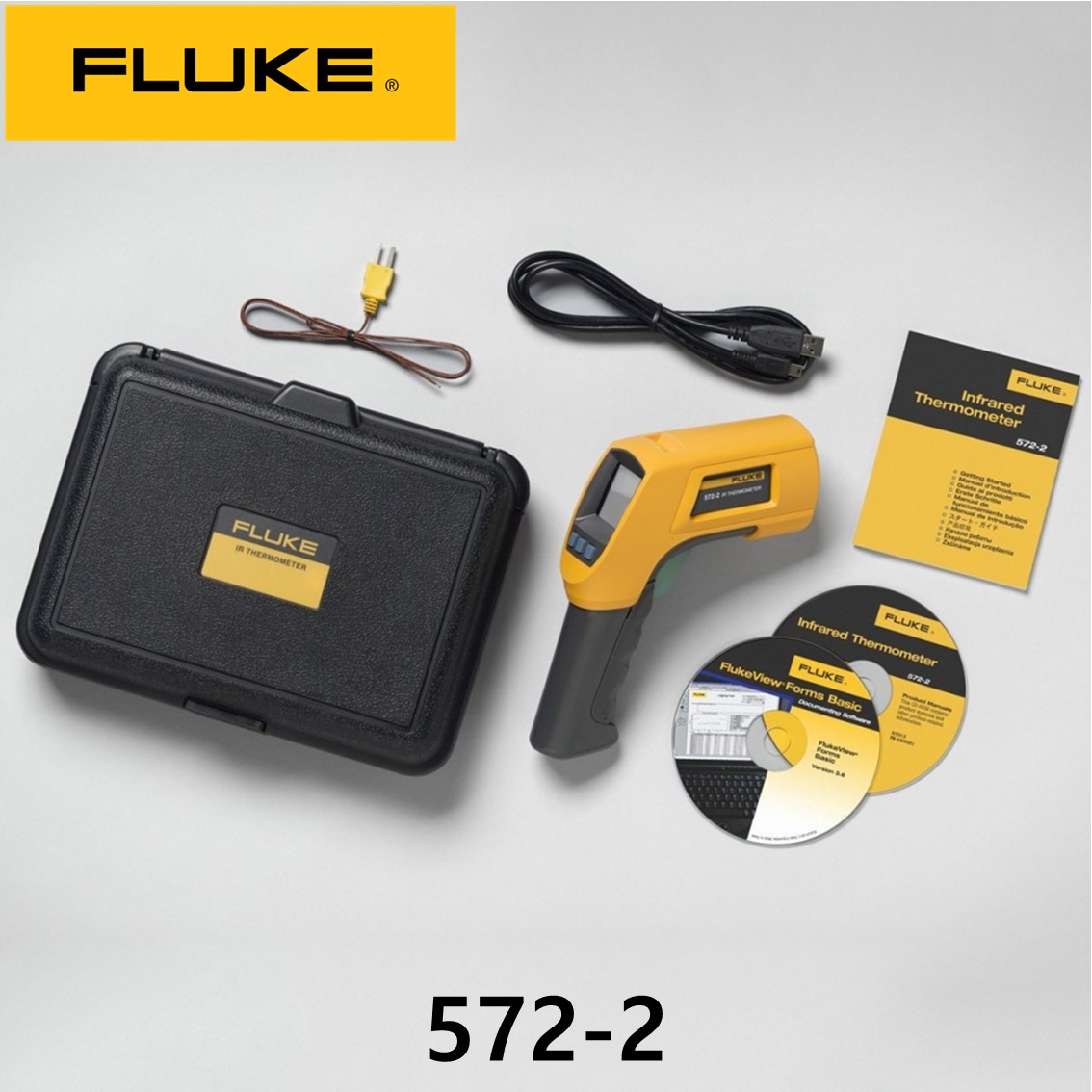 [ FLUKE 572-2 ] 플루크 고온 적외선 온도계, 온도미터, 비접촉온도계( -30°C~900°C)