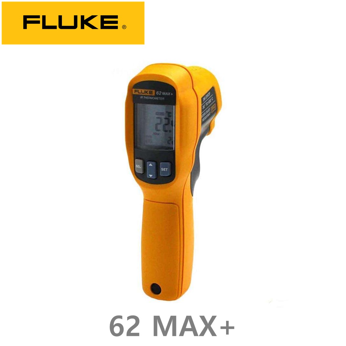 [ FLUKE 62 MAX +] 플루크 적외선 온도계, 온도미터, 비접촉온도계 (-30℃~650℃) 듀얼레이저