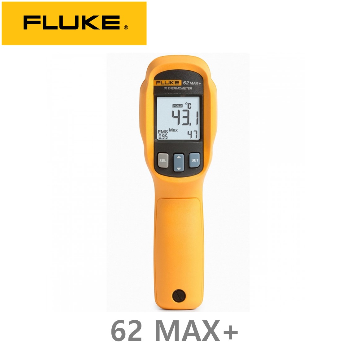 [ FLUKE 62 MAX +] 플루크 적외선 온도계, 온도미터, 비접촉온도계 (-30℃~650℃) 듀얼레이저