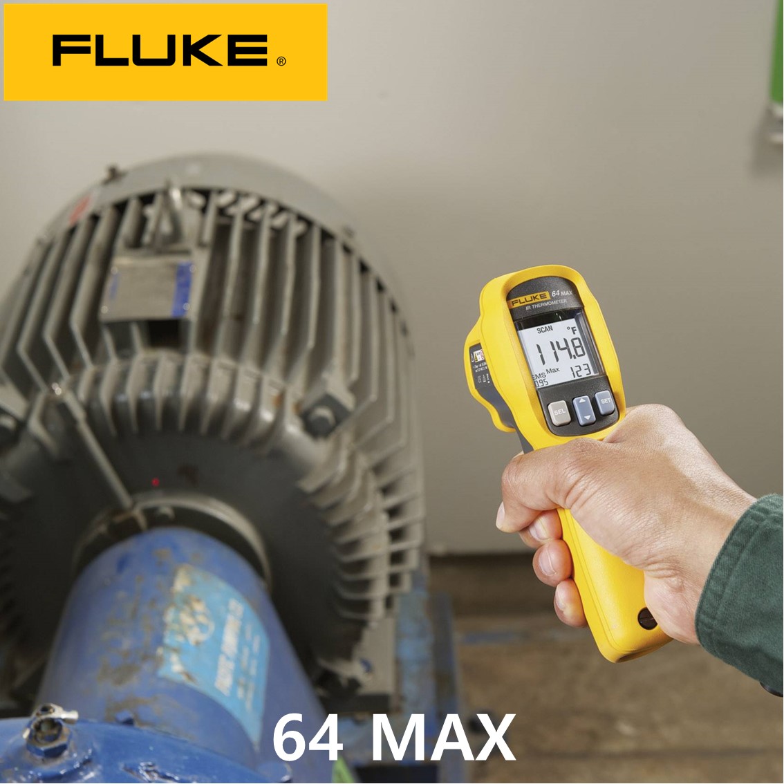 [ FLUKE 64 MAX ] 플루크 적외선 온도계, 온도미터, 비접촉온도계 (-30~600℃)