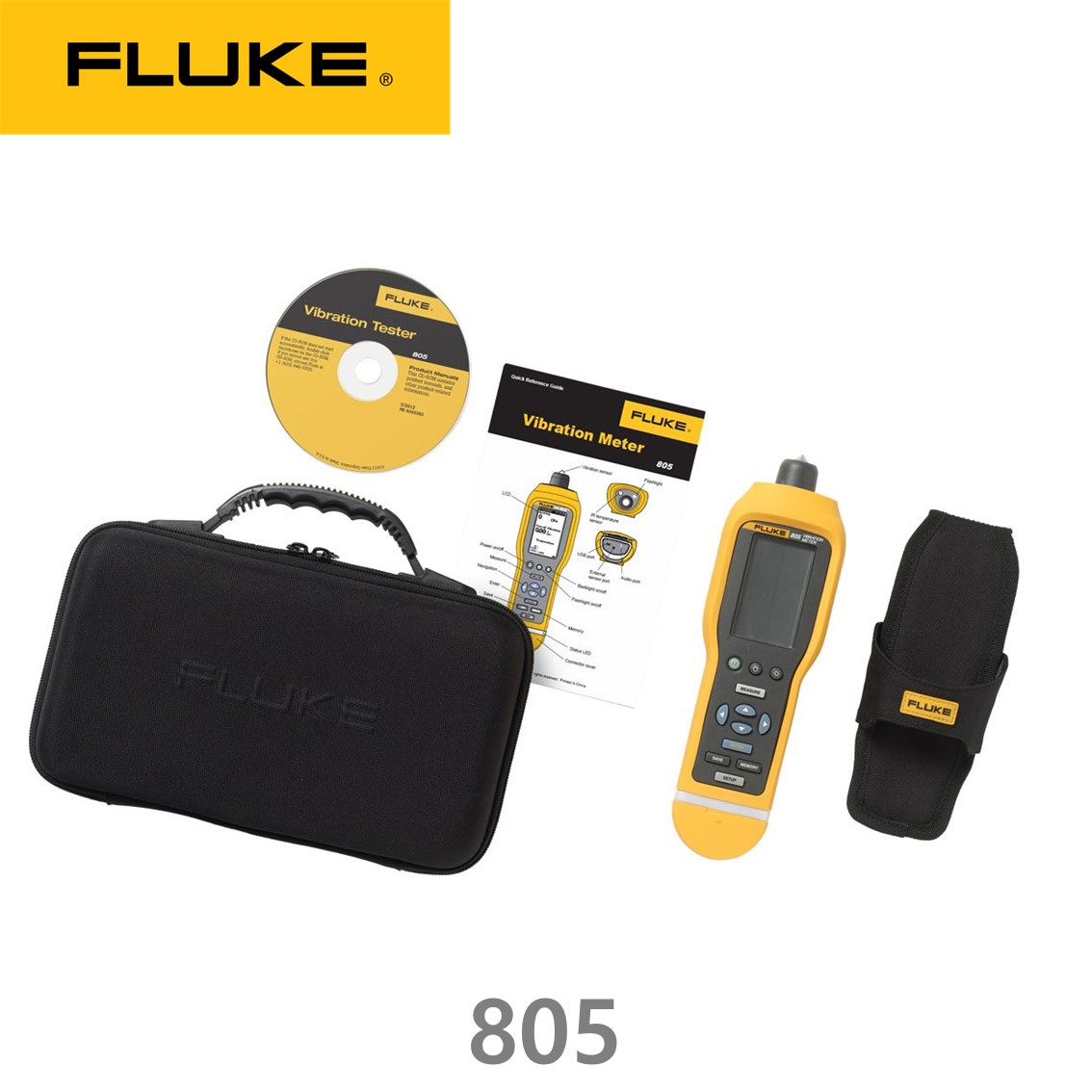 [FLUKE 805] ﻿모터제품 수명연장 산업용 진동측정기진동분석계, 플루크805