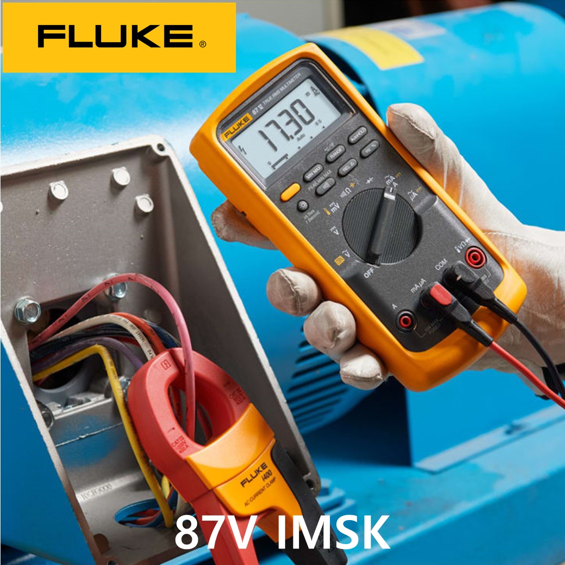 [ FLUKE 87V IMSK ] 정품 플루크 디지털 멀티미터, 멀티메타, 디지털테스터 87-5 IMSK( AC400A 전류센서 )