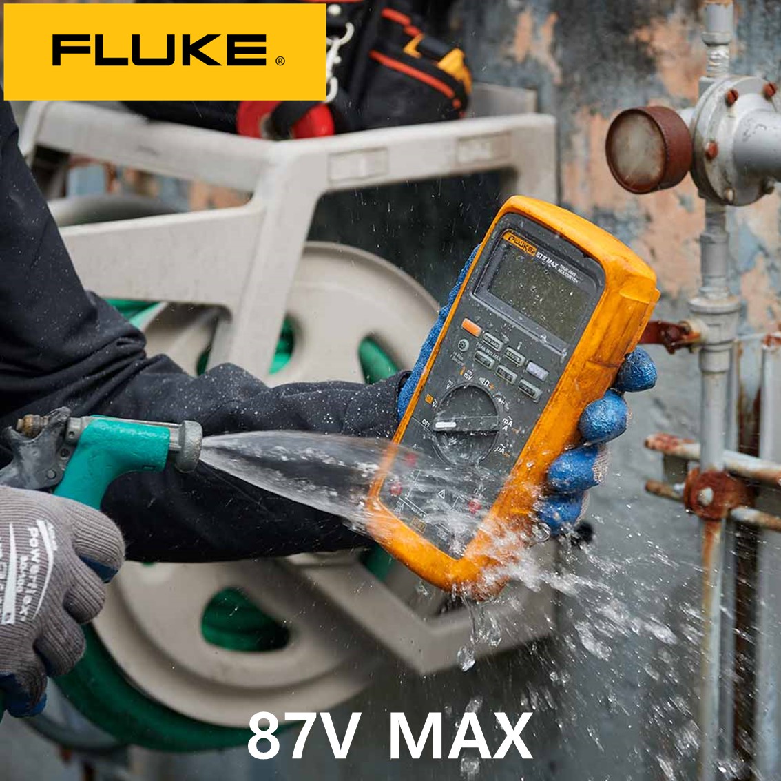 [ FLUKE 87V MAX ] 정품 플루크 디지털 멀티미터, 멀티메타, 디지털테스터, 방수방진 IP67