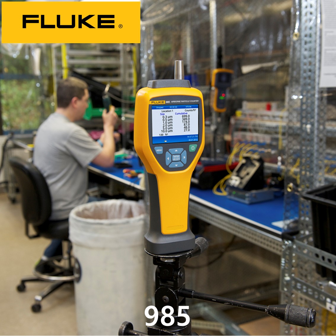 FLUKE 985  정품 미세먼지측정기, 파티클 카운터