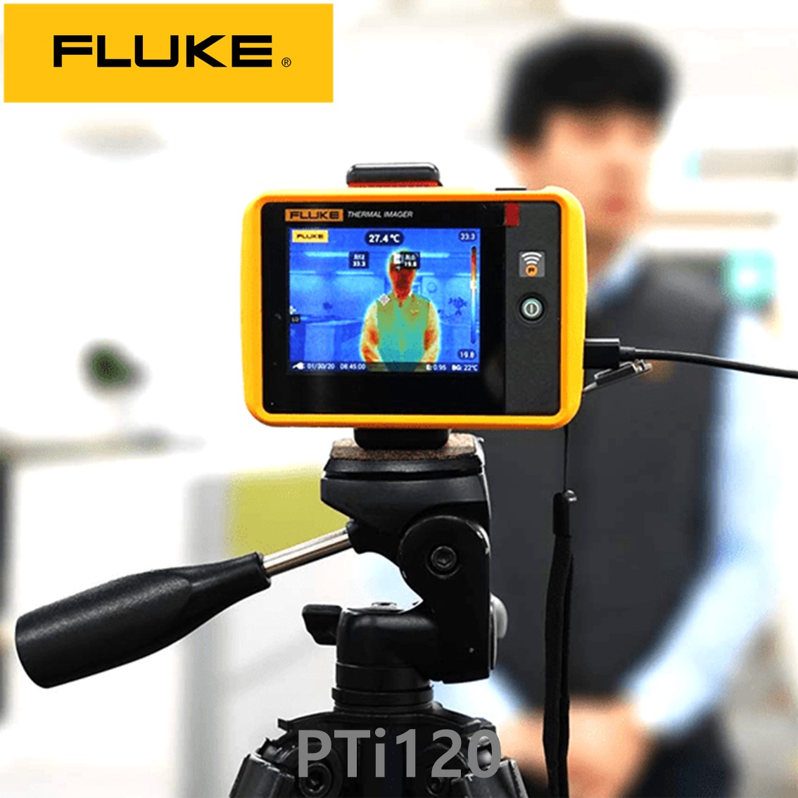 [ FLUKE PTI120 ]  포켓용 플루크 열화상카메라 PTi120 ( 해상도120 x 90, -20°C~400°C )
