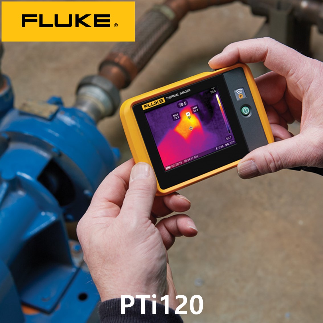 [ FLUKE PTI120 ]  포켓용 플루크 열화상카메라 PTi120 ( 해상도120 x 90, -20°C~400°C )