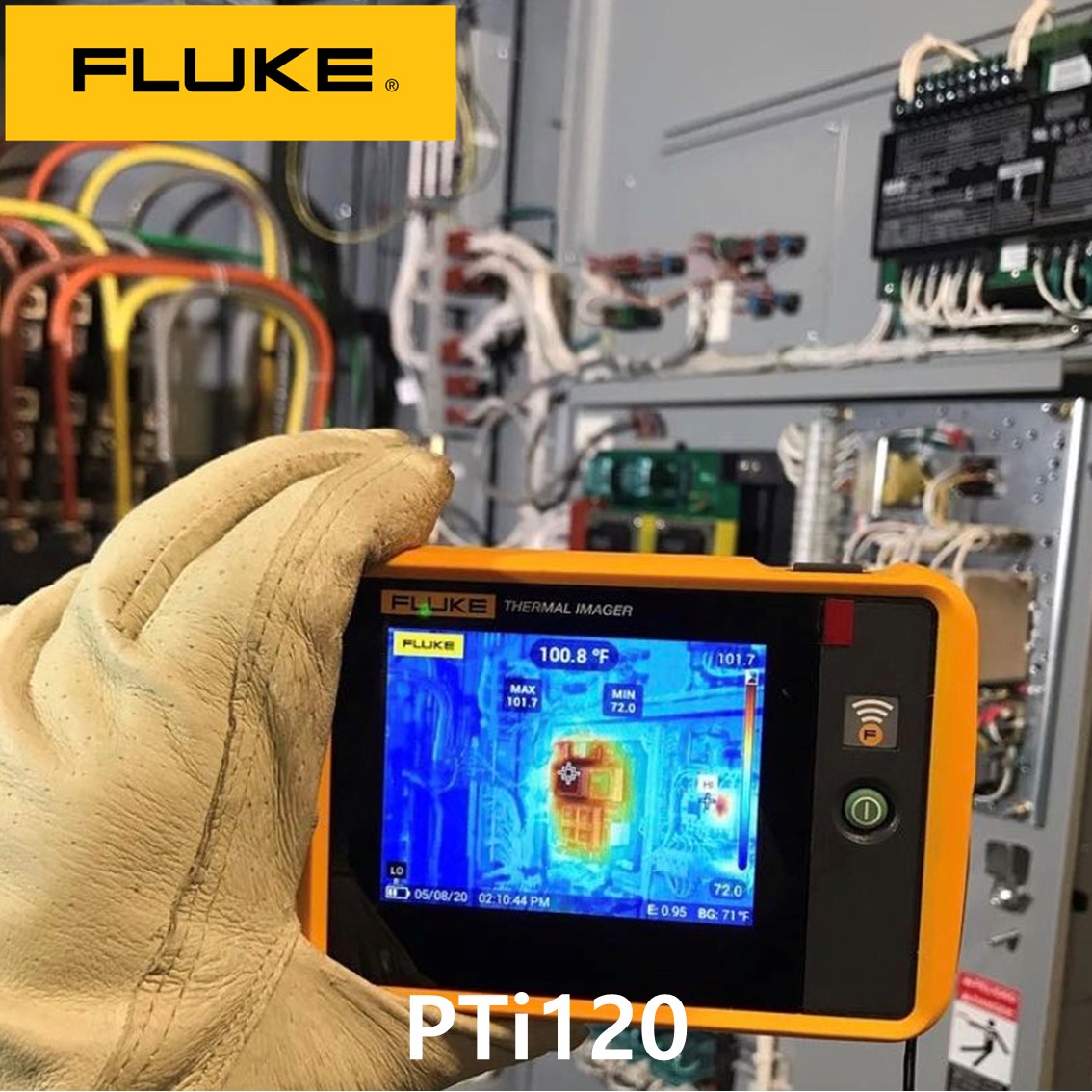 [ FLUKE PTI120 ]  포켓용 플루크 열화상카메라 PTi120 ( 해상도120 x 90, -20°C~400°C )