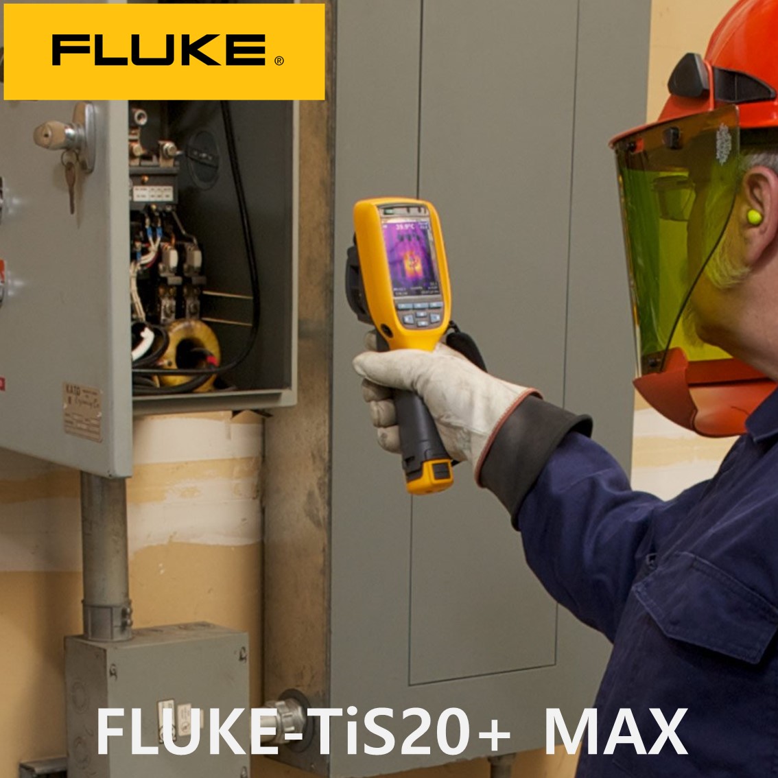 FLUKE TIS20+ MAX 9Hz 열화상카메라 ( 해상도 120x90, -20~400 )
