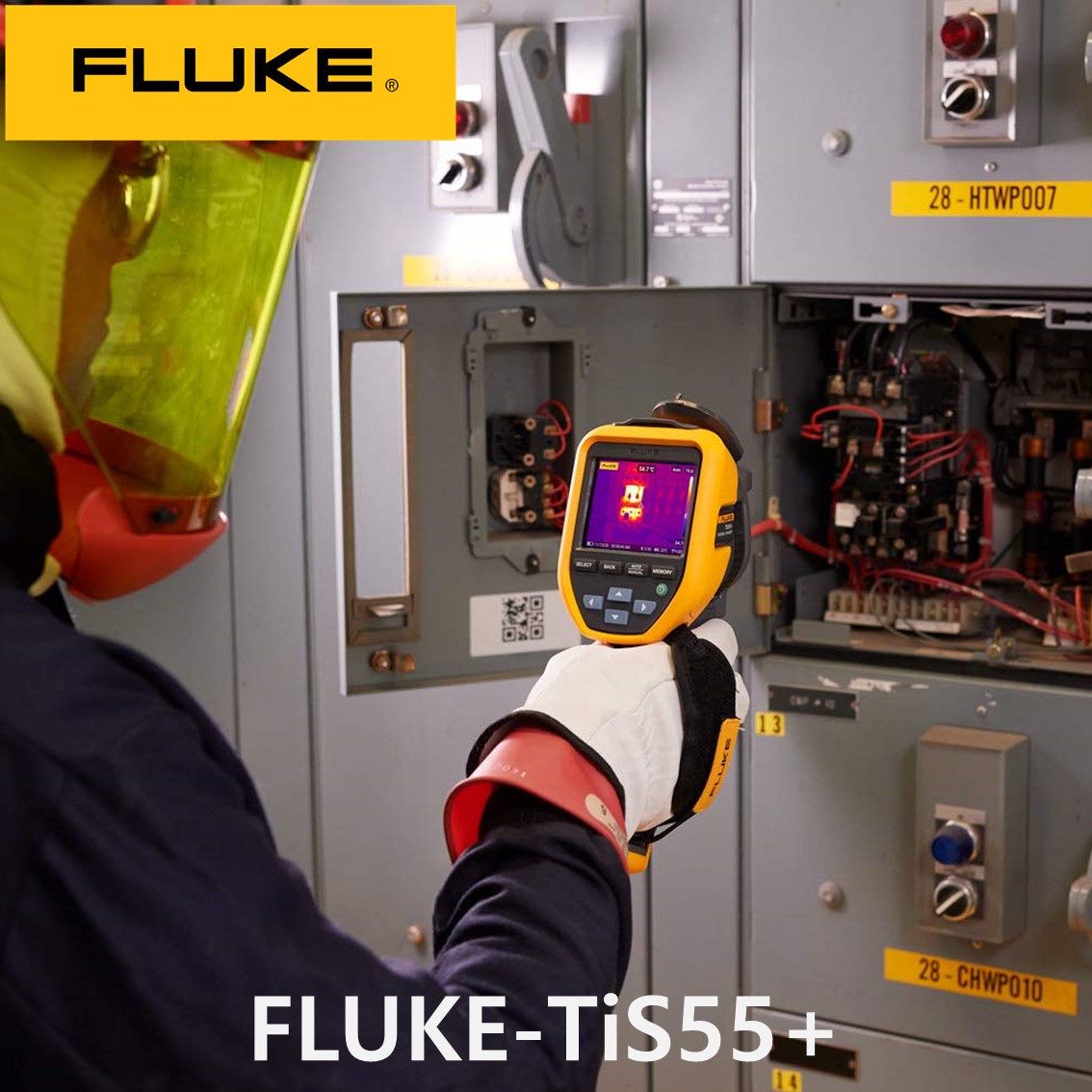 [ FLUKE TIS55+ 27Hz ] 산업용 전문가 플루크 열화상카메라 ( 해상도 256X192, -20~550℃ )