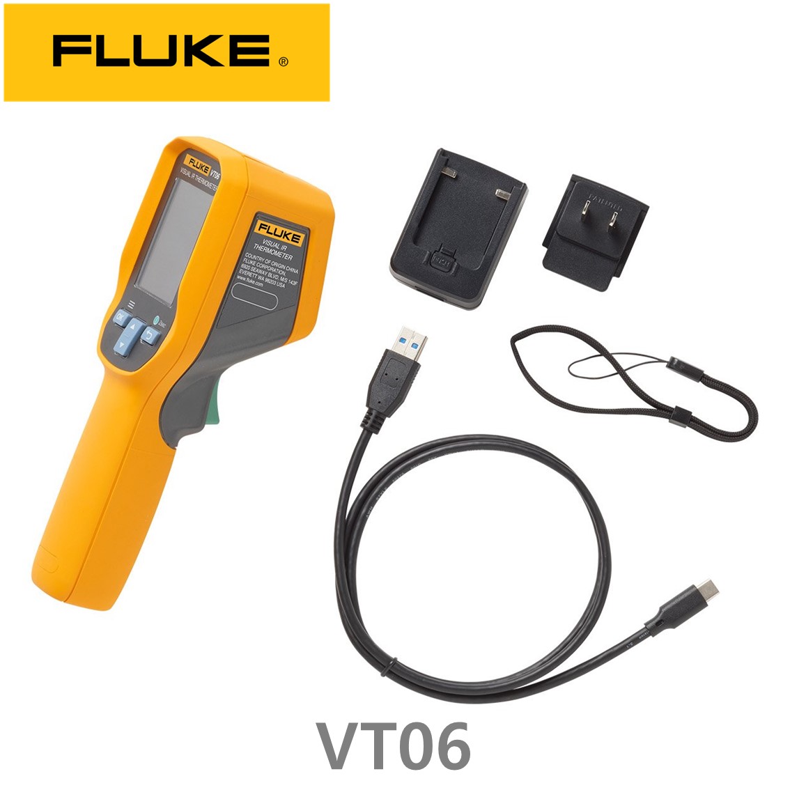 [ FLUKE VT06 ] 플루크 열화상카메라, 적외선 온도계 ( 해상도 120X90, -20~400℃ )