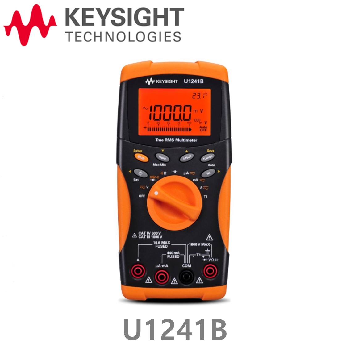 [ KEYSIGHT U1241B ] 4디지트 핸드형 디지털 멀티미터