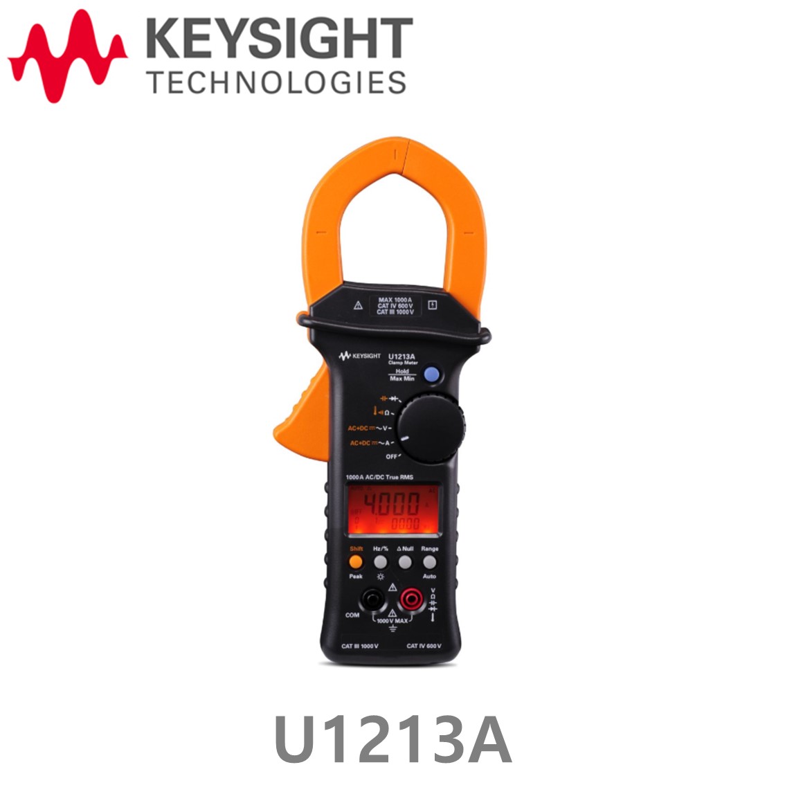 KEYSIGHT U1213A  AC/DC 1000A 핸드형 클램프미터, 3.5디지트