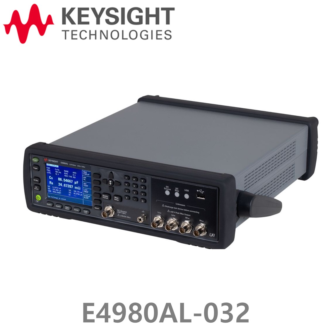 KEYSIGHT E4980AL-032 정밀 LCR미터 20Hz-300kHz/4디지트/0.05%