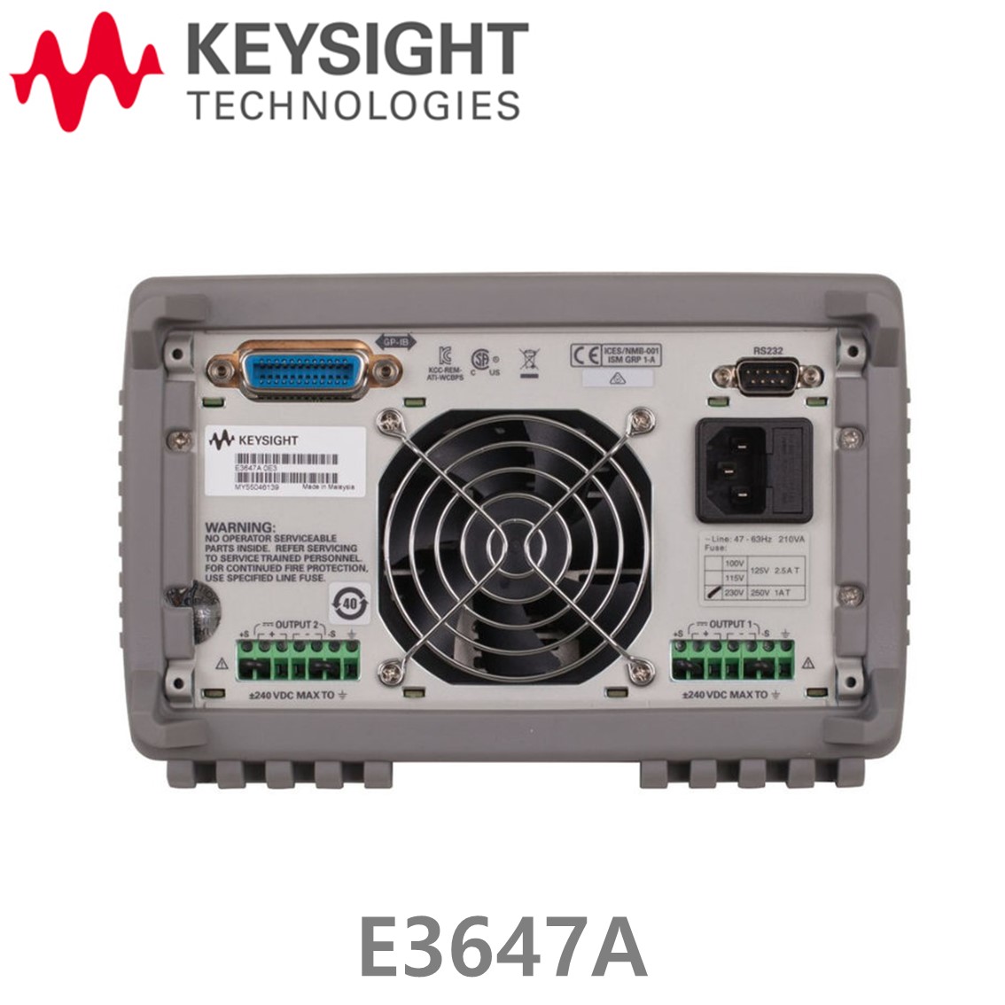 [ KEYSIGHT E3647A ] 키사이트 DC파워서플라이 60W 35V/0.8A/2CH, 60V/0.5A/2CH, DC전원공급기