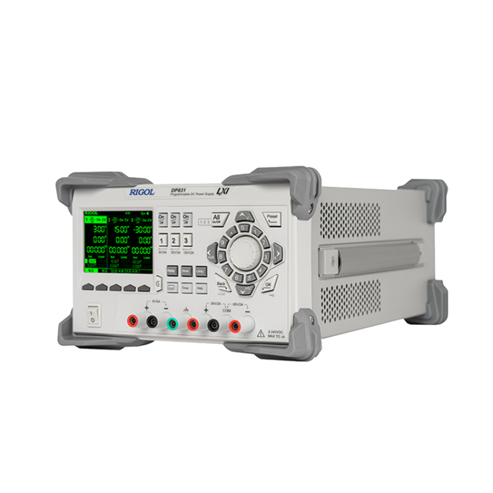 RIGOL DP831  3채널 DC파워서플라이 8V/5A x 1채널, 30V/2A x 1채널, -30V/2A x 1채널, 165W