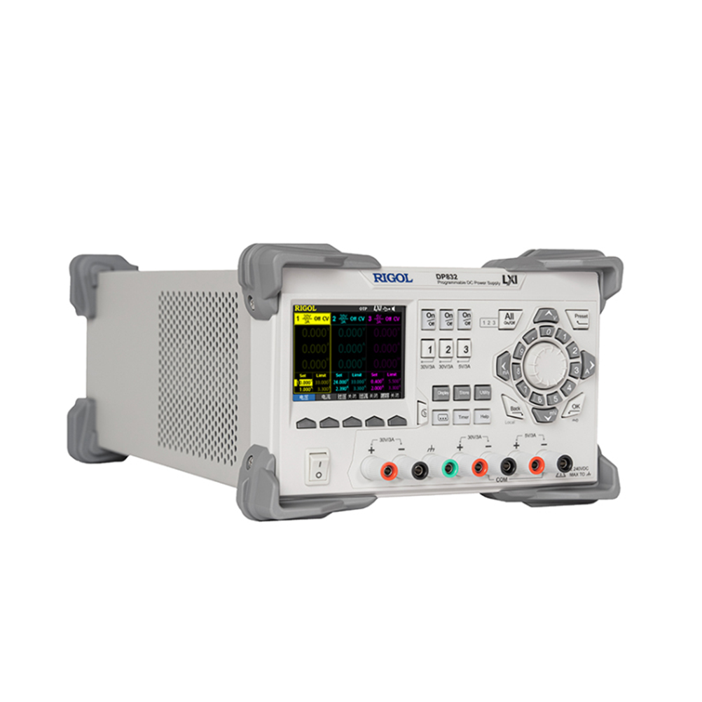 RIGOL DP832  3채널 DC파워서플라이 30V/3A x 2채널, 5V/3A x 1채널 195W DC전원공급기