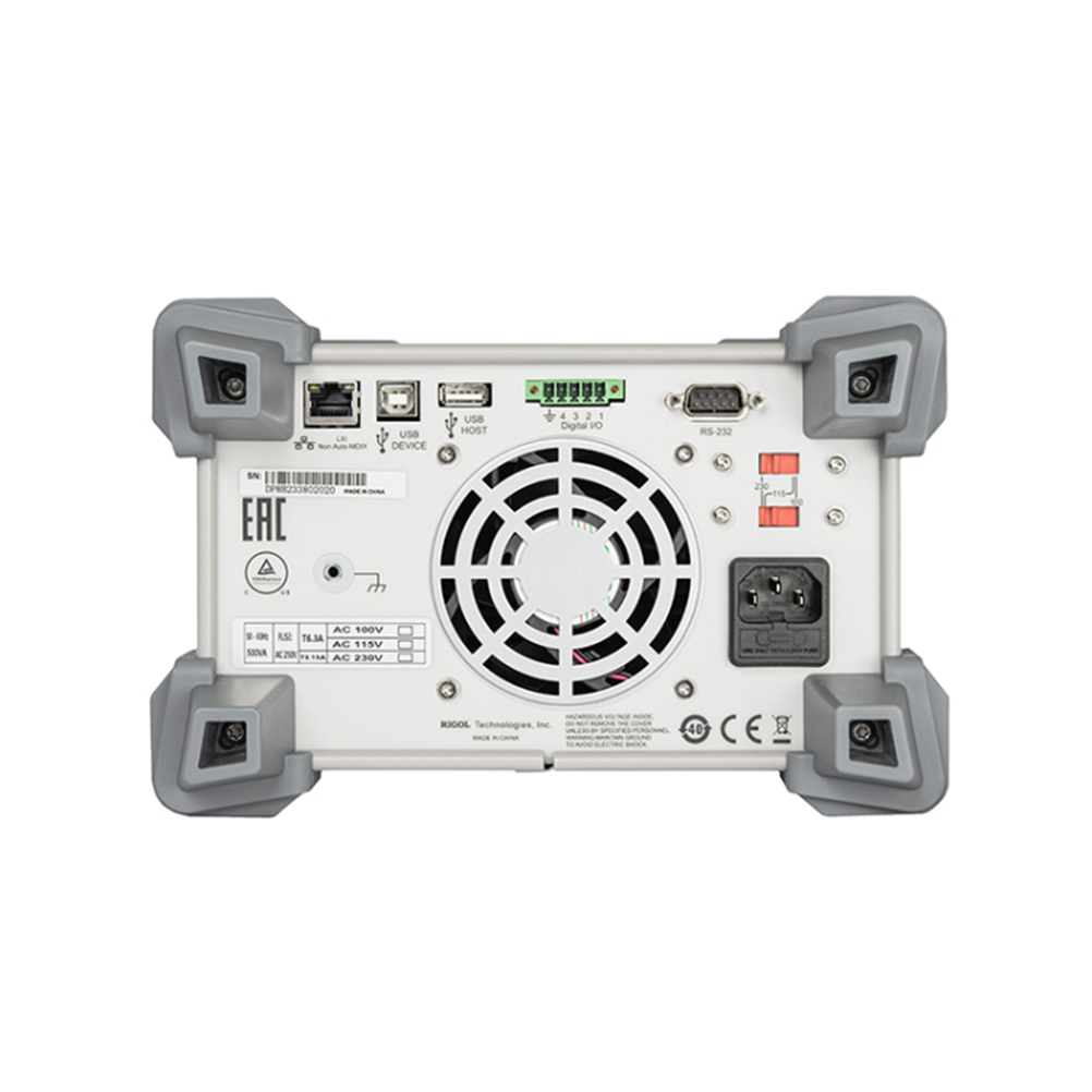 RIGOL DP831A  3채널 DC파워서플라이 8V/5A x 1채널, 30V/2A x 1채널, -30V/2A x 1채널, 165W
