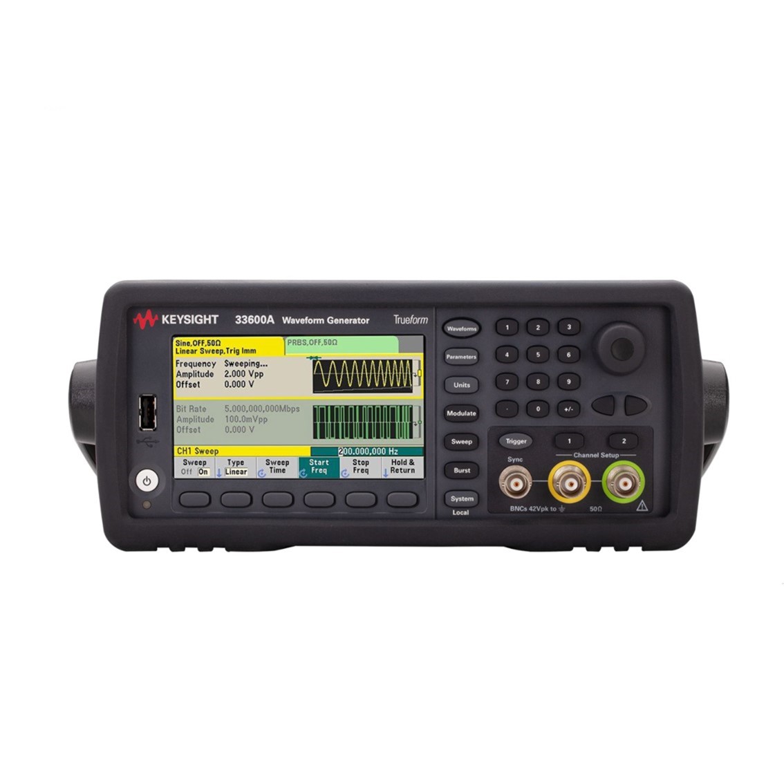 KEYSIGHT 33622A  임의파형발생기 120MHz, 2CH, 임의함수발생기