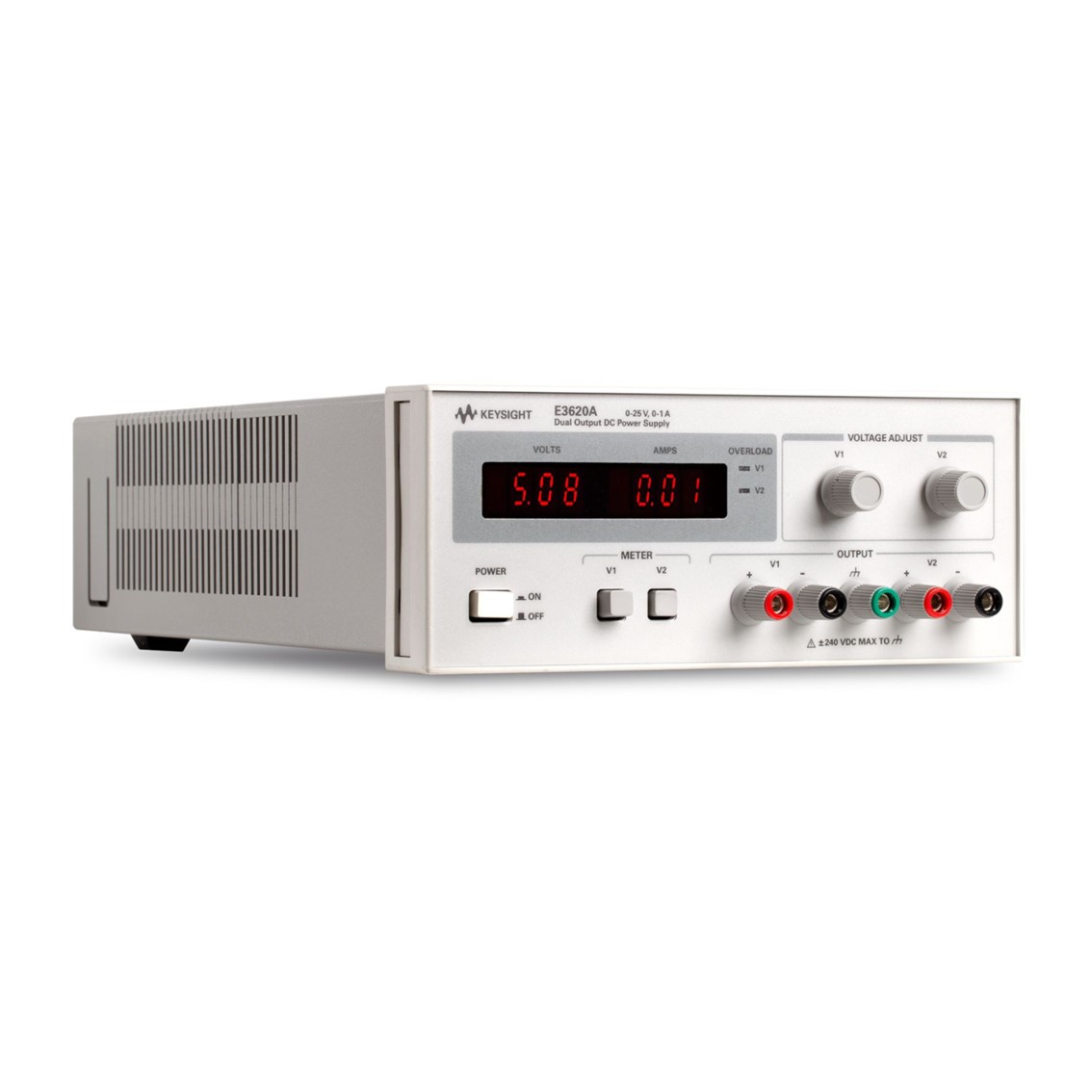 KEYSIGHT E3620A  DC파워서플라이 50W, 25V/1A x 2채널 DC전원공급기