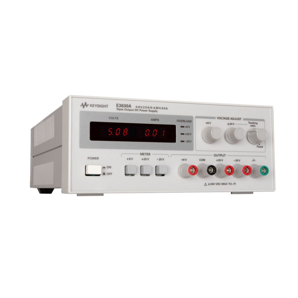 KEYSIGHT E3630A  DC파워서플라이 35W, 6V/2.5Ax1CH, 20V/0.5Ax1CH, -20V/0.5Ax1CH DC전원공급기