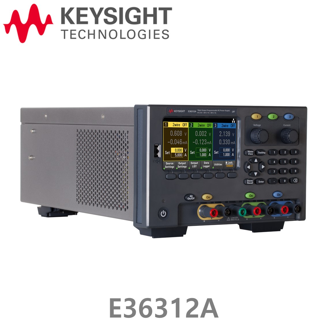 [ KEYSIGHT E36312A ] 키사이트 DC파워서플라이 80W, 6V/5A/1채널, 25V/1A/2채널,3채널 전원공급기