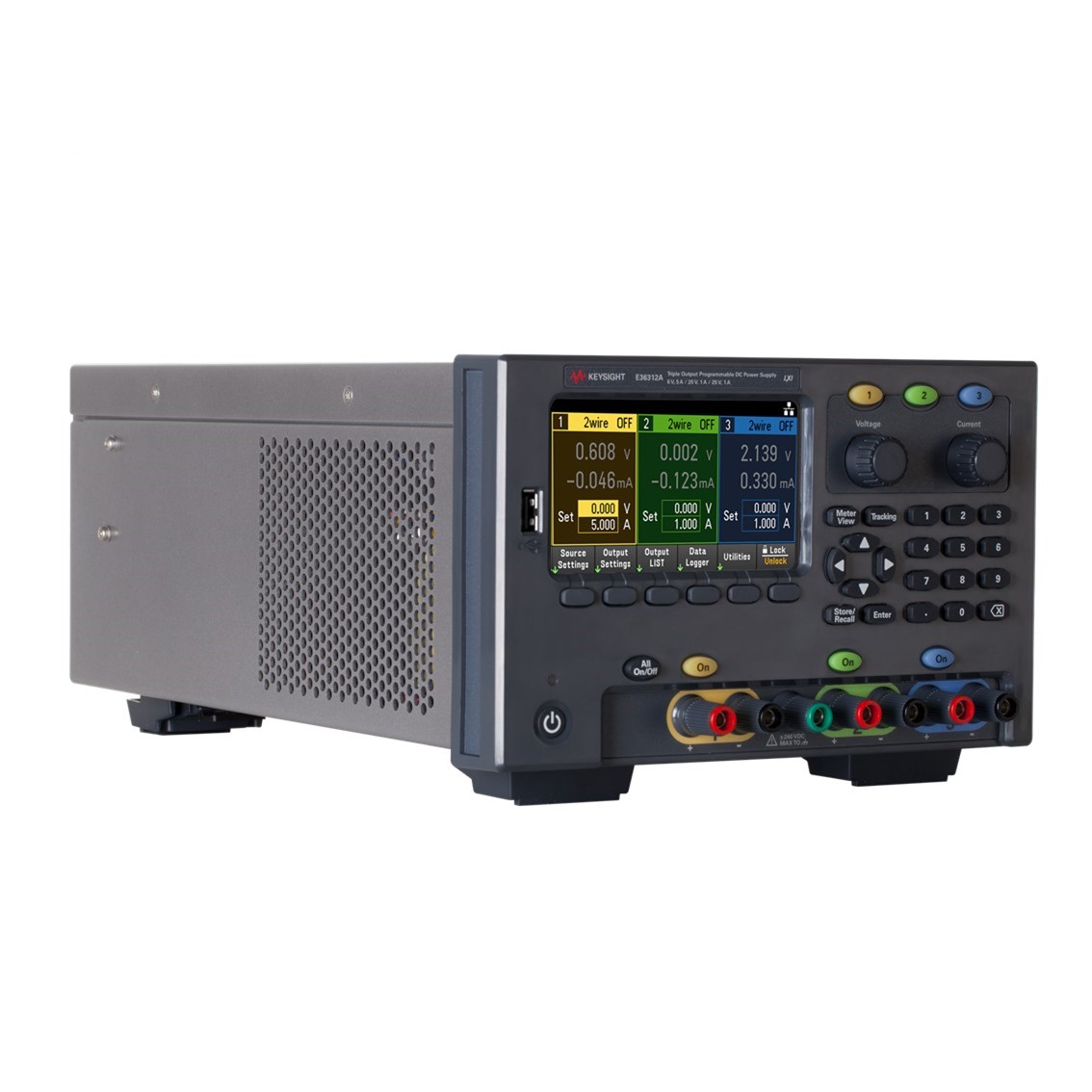 KEYSIGHT E36313A DC파워서플라이 3채널 6V,10Ax1CH, 25V, 2Ax2CH, 160W DC전원공급기