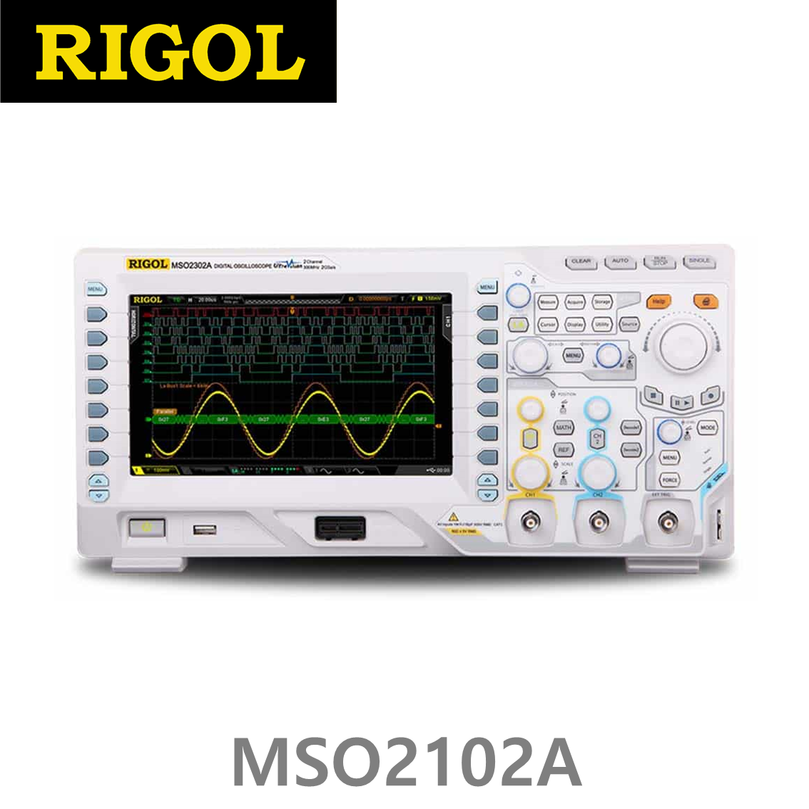 [RIGOL MSO2102A] 100MHz/2CH, 2GSa/s, 디지털오실로스코프