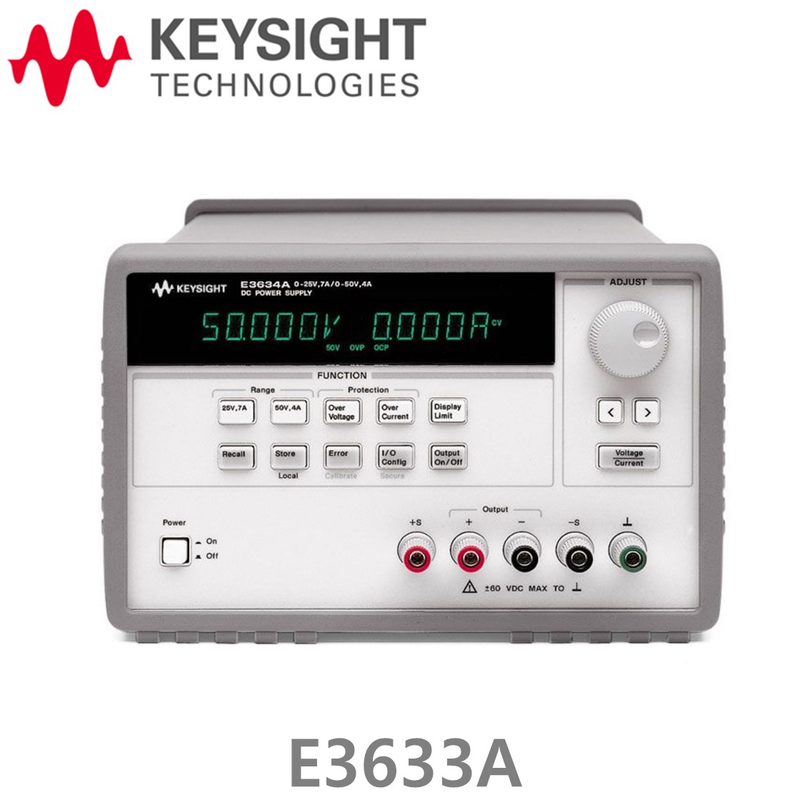 [ KEYSIGHT E3633A ] 키사이트 DC파워서플라이 200W, 8V/20A or 20V/10A,DC전원공급기