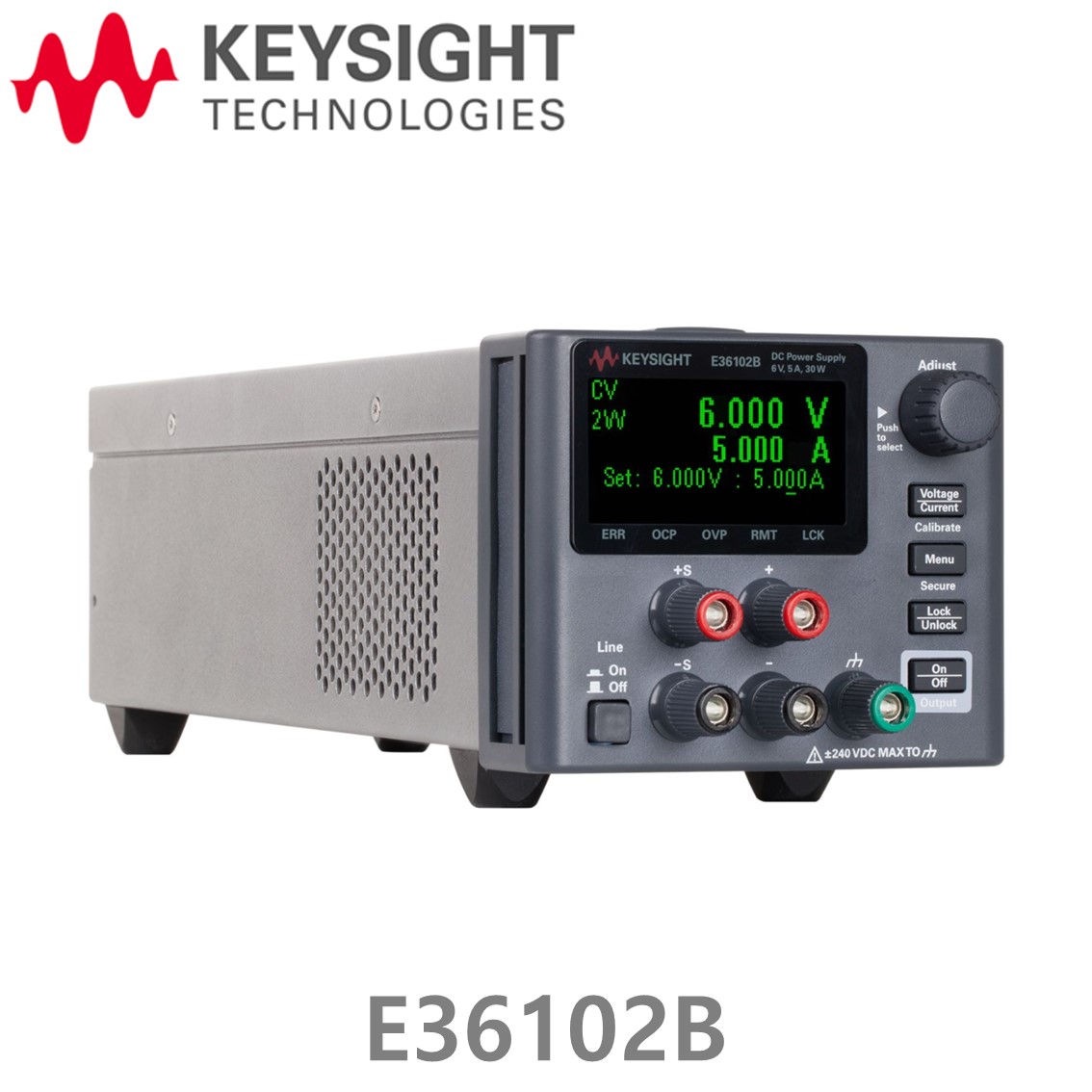 [ KEYSIGHT E36102B ] 키사이트 DC파워서플라이 30W 6V/5A, DC전원공급기