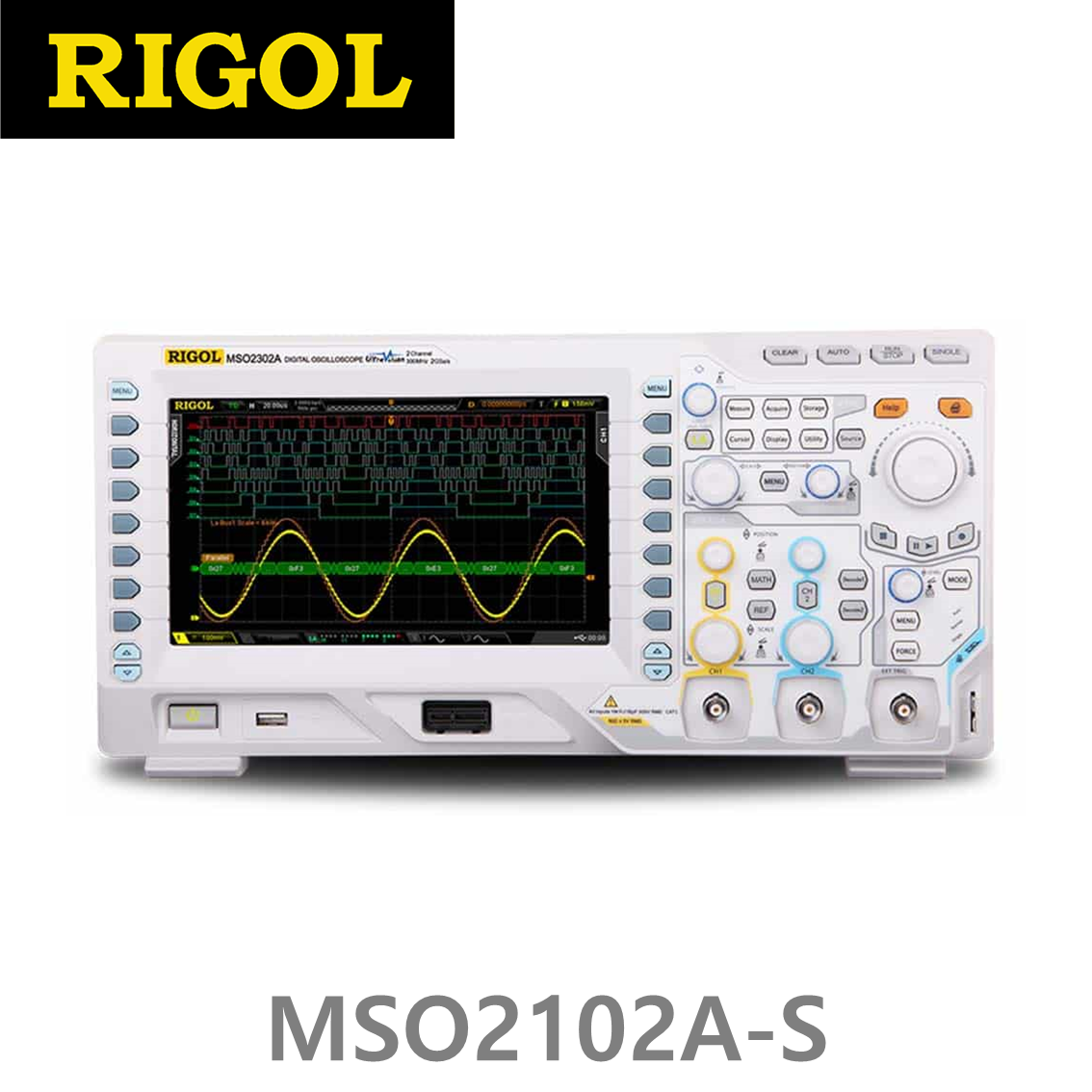 [RIGOL MSO2102A-S] 100MHz/2CH, 2GSa/s, 디지털오실로스코프