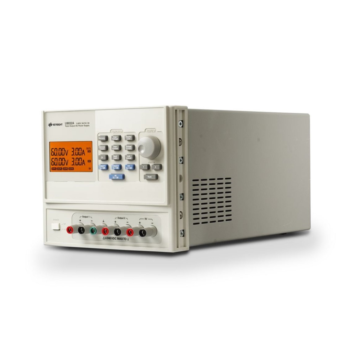 KEYSIGHT U8031A  DC파워서플라이 30V, 6A :2CH, 5V, 3A:1CH, 375W DC전원공급기