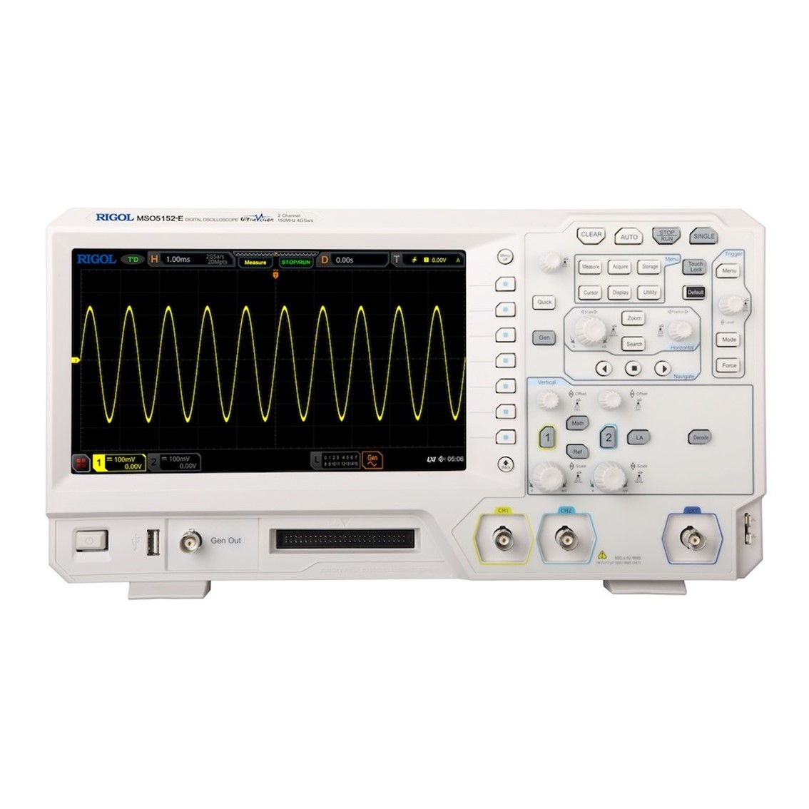 RIGOL MSO5152E  2채널, 150MHz, 4GSa/s 디지털오실로스코프
