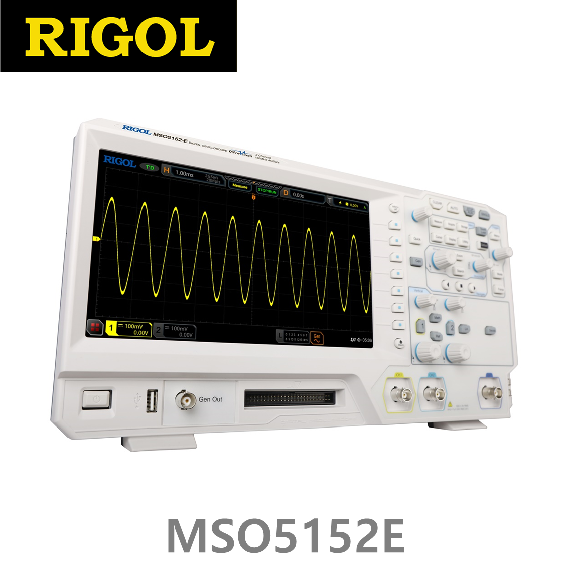 [RIGOL MSO5152E] 150MHz/2채널, 4GSa/s, 디지털오실로스코프