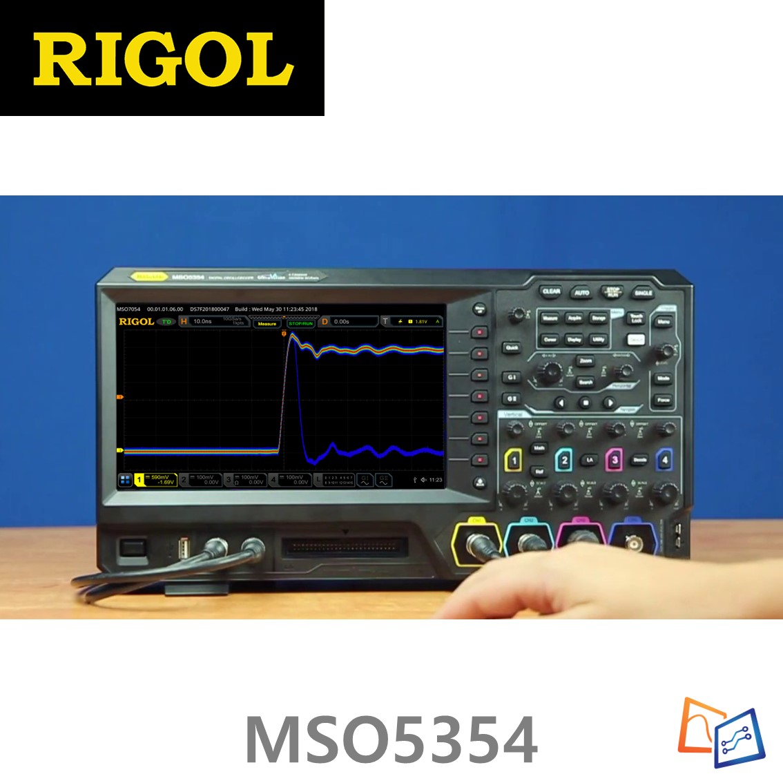 [RIGOL MSO5354] 350MHz/4CH, 8 GSa/s, 디지털 오실로스코프