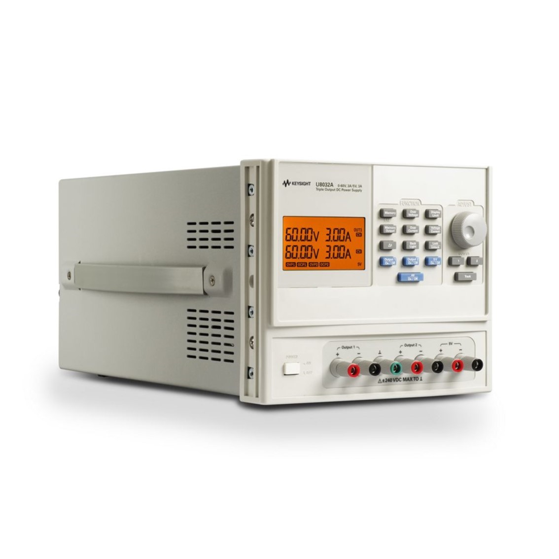 KEYSIGHT U8032A  키사이트 DC파워서플라이 375W 60V, 3A, 2CH, 5V, 3A, 1CH, DC전원공급기